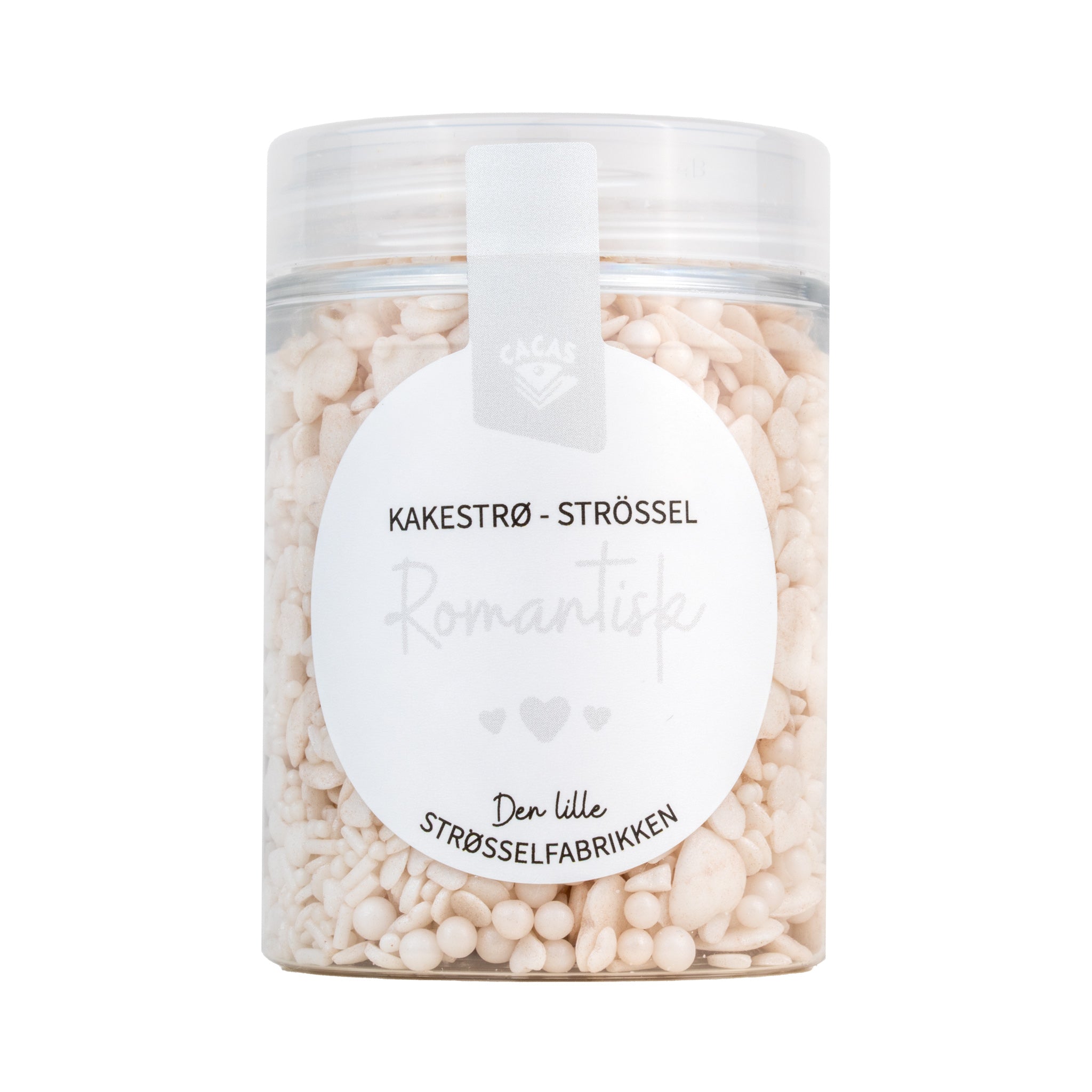 Kakestrø Romantisk Hvit 85g 2