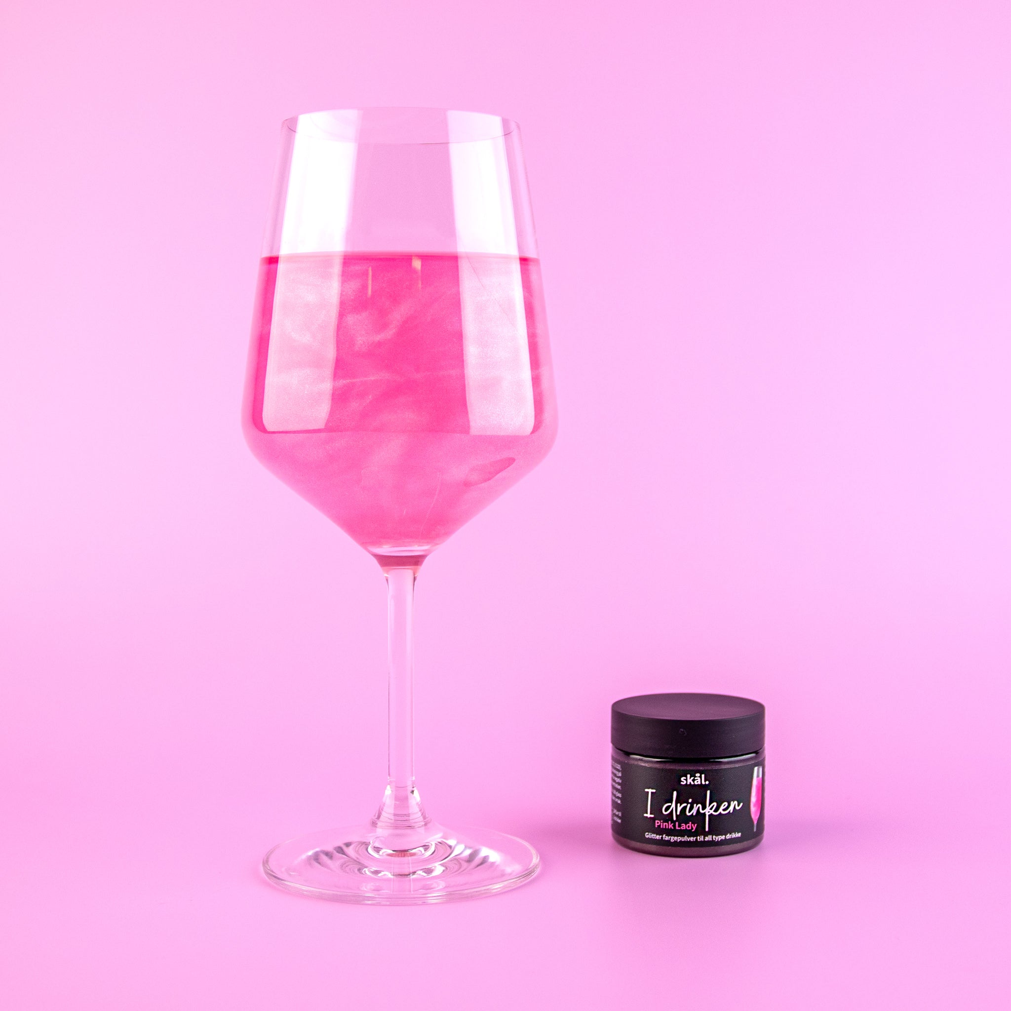 Glitterfarge I Drinken Pink Lady 2