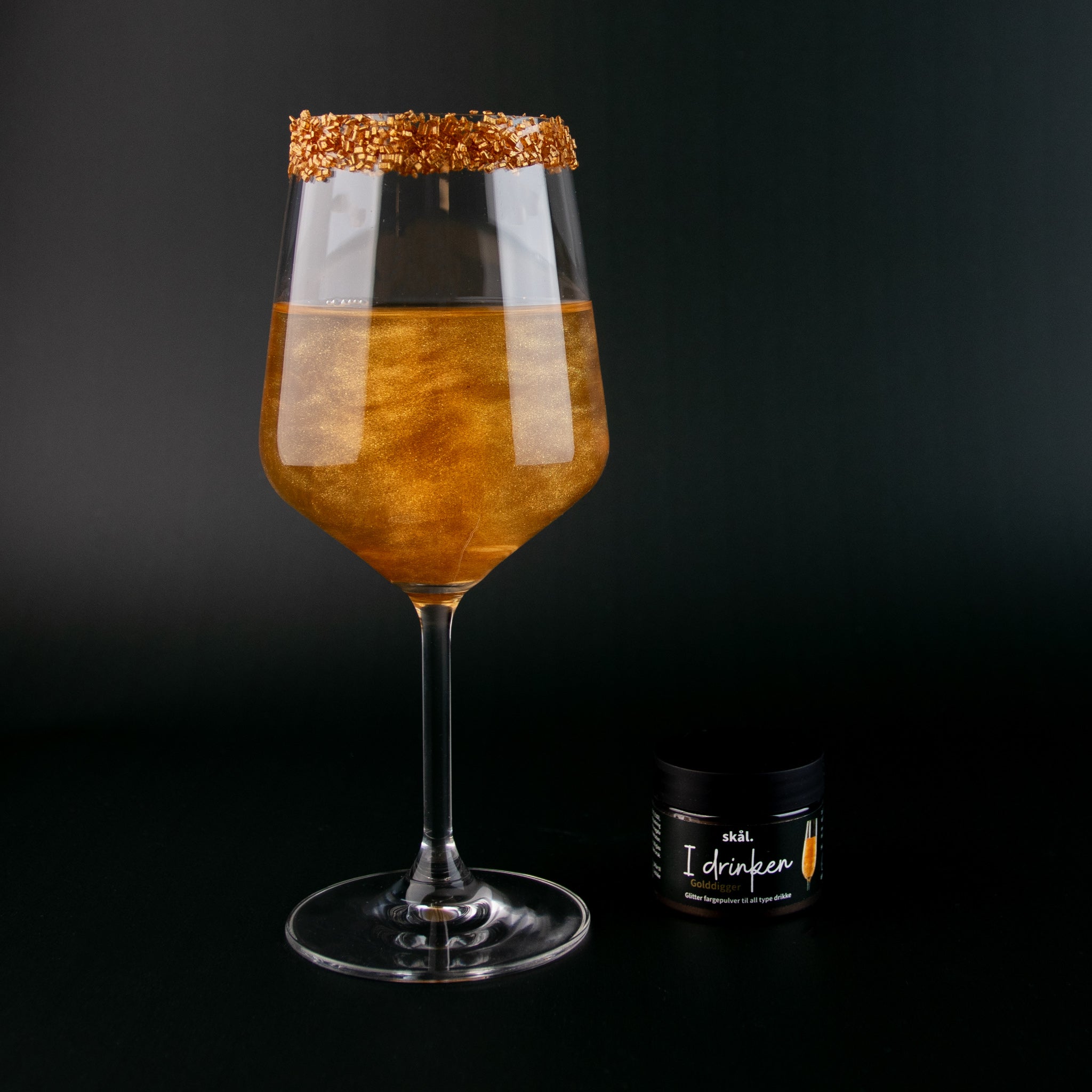 Glitterfarge I Drinken Golddigger 2
