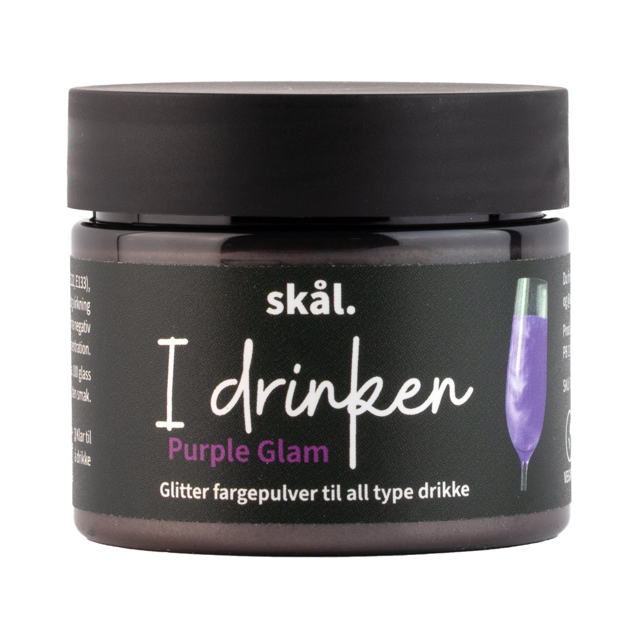 Glitterfarge i drinken 4