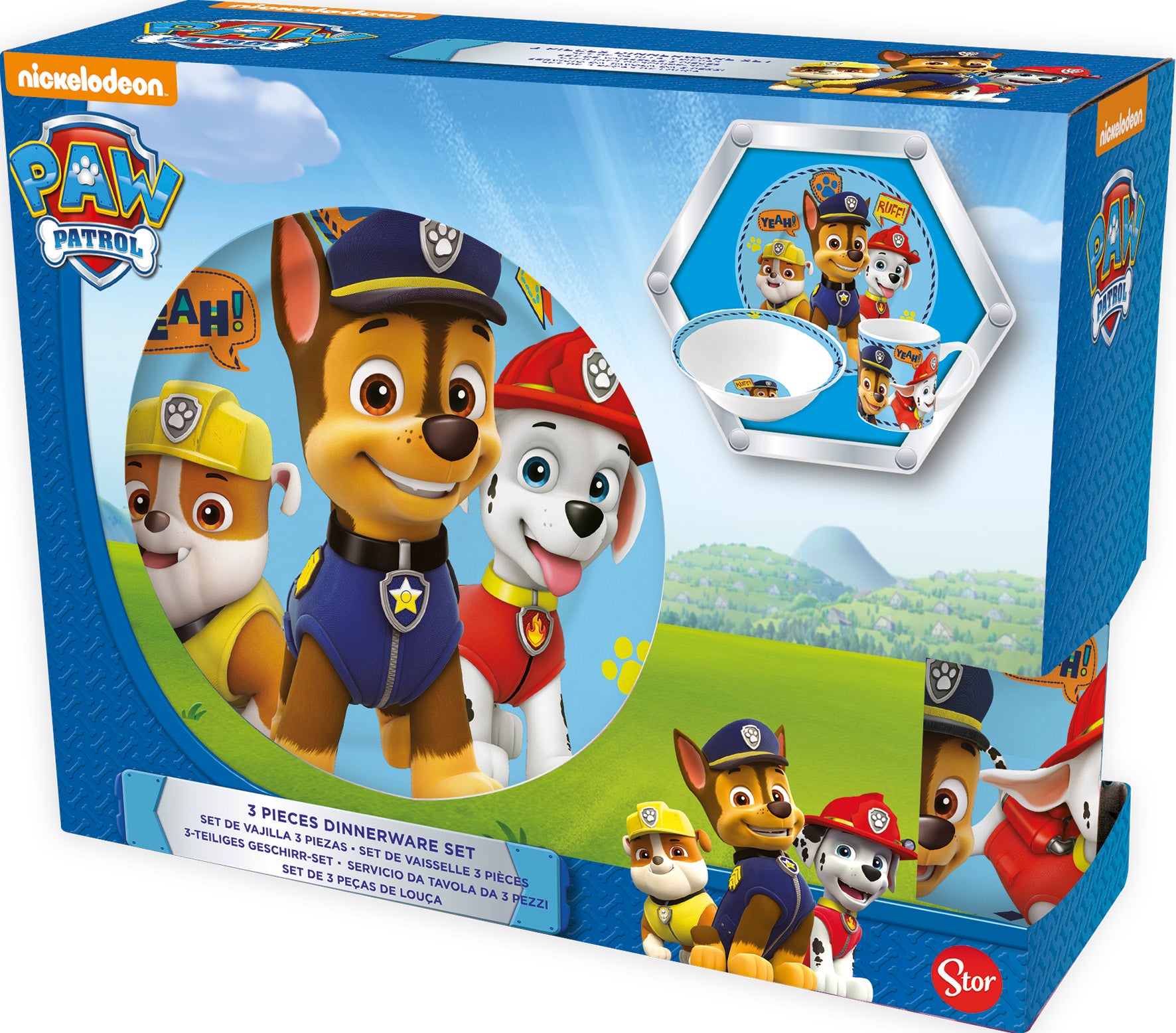 Barnesett i keramikk 3 deler, Paw Patrol 2