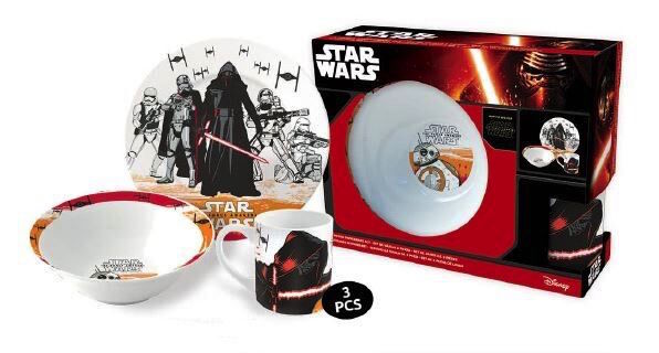 Barnesett i keramikk 3 deler, Star Wars