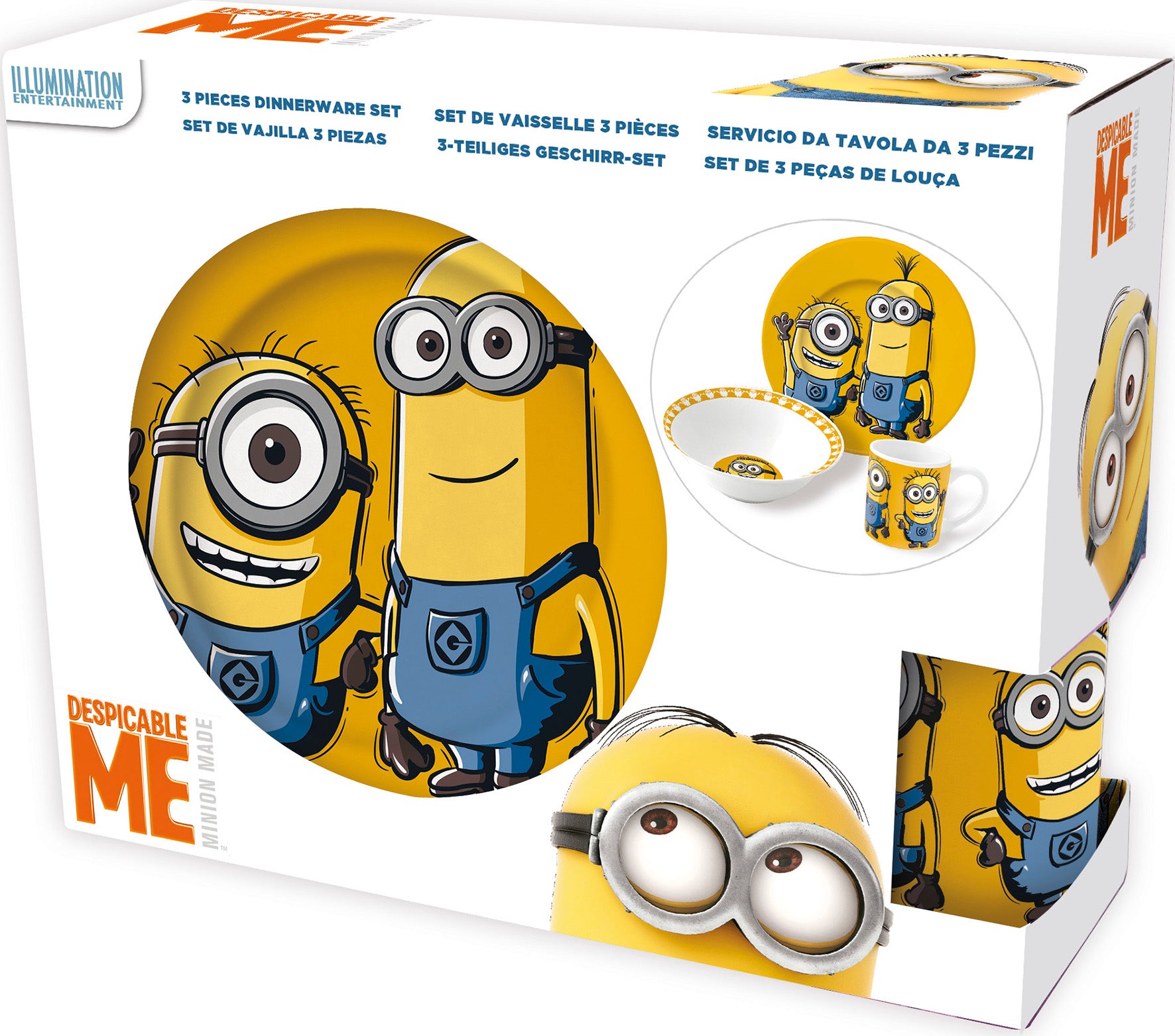 Barnesett i keramikk 3 deler, Minions 2