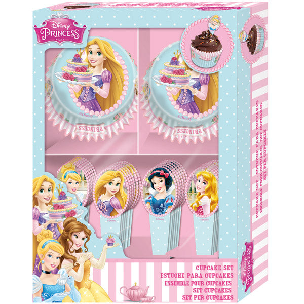 Muffinsform STD Princess, 60 stk m/24 topper
