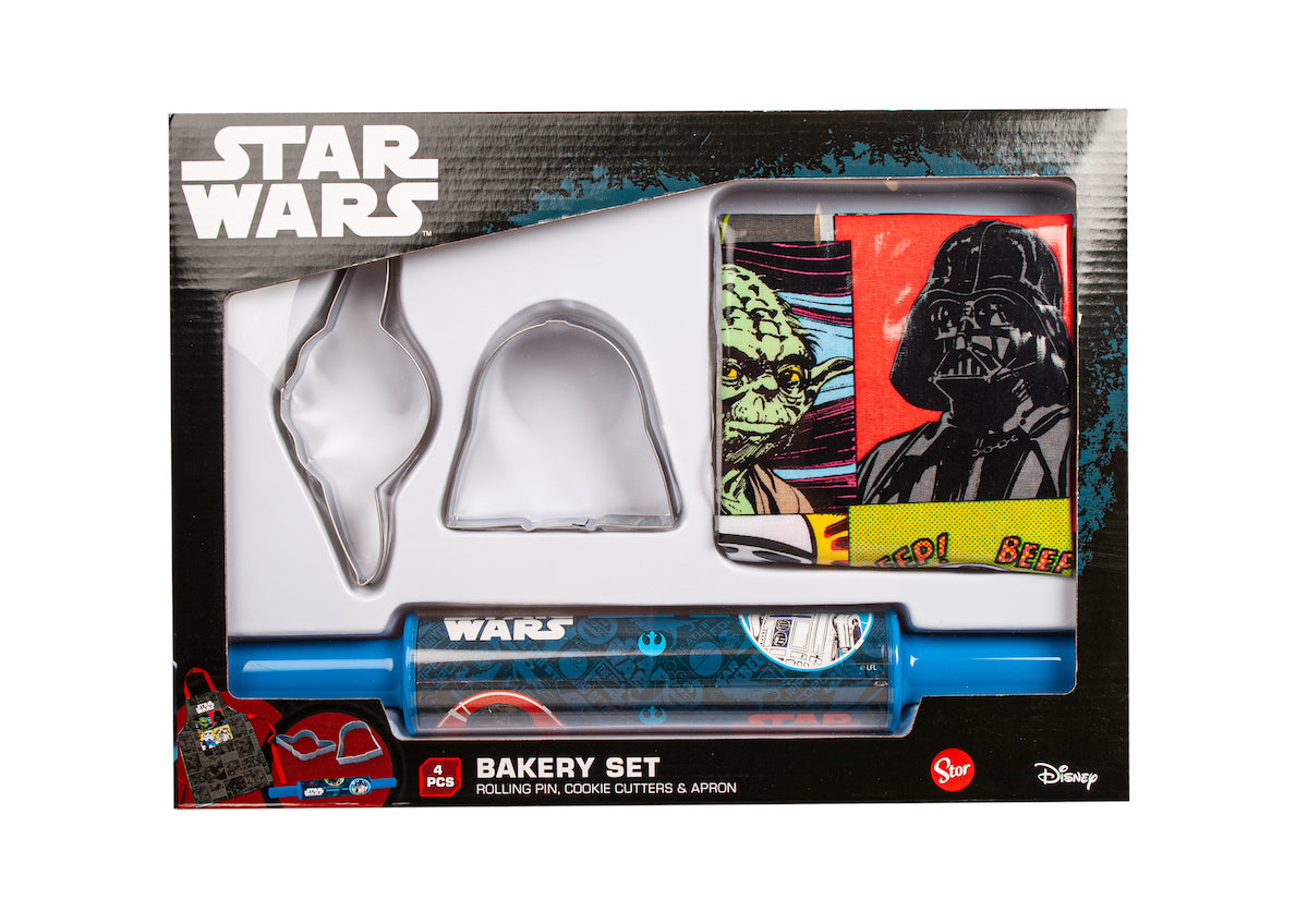 Bakesett Star Wars - Kjevle, Forkle, Utstikker