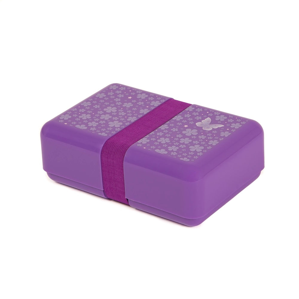 Matboks m.strikk Sommerfugl Lilla AIR Pure Norway