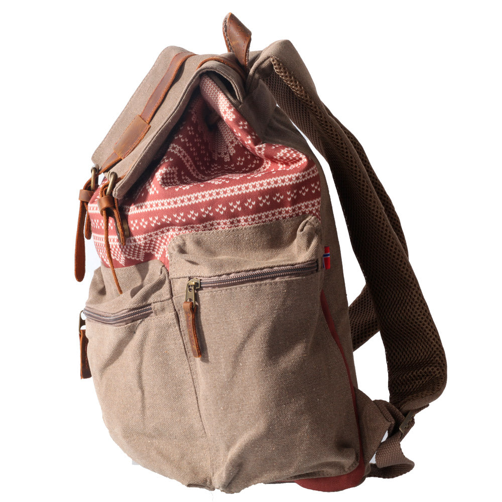 Ryggsekk senior RETRO MARIUS Naturbrun PURENorway 2