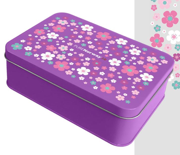 Matboks i metall BLOMST PURENorway GO