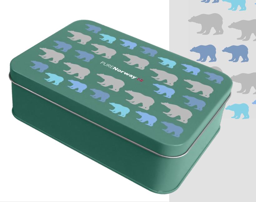 Matboks i metall ISBJØRN PURENorway GO