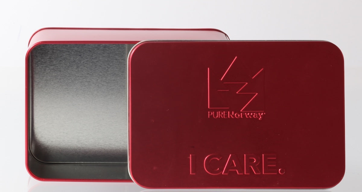 Matboks i metall RØD PURENorway