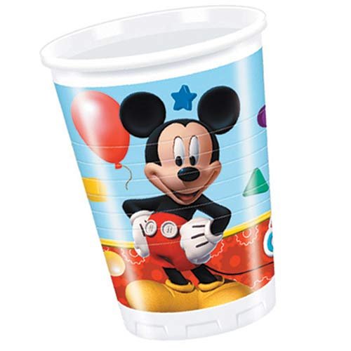 Drikkekrus i plast, Playful Mickey Mouse 8 stk