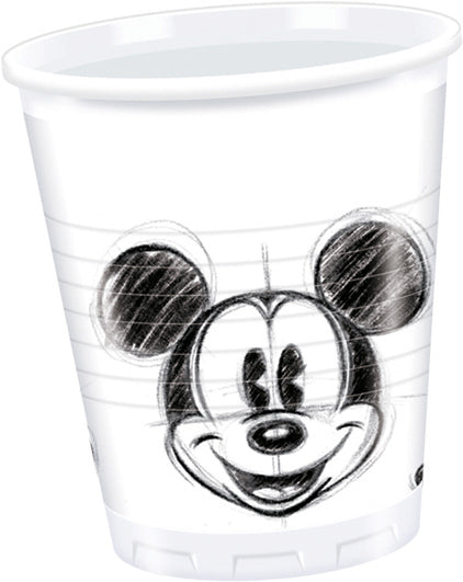 Drikkekrus i plast, Mickey Faces 25 stk