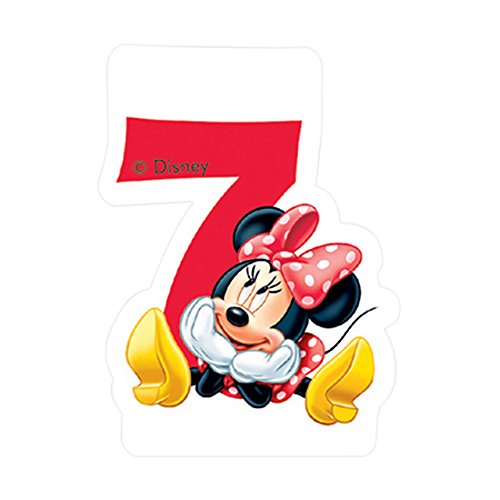 Nummerlys #7 med Minnie Mouse