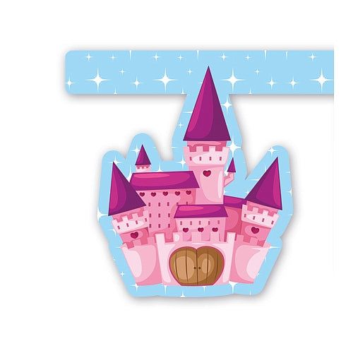 Banner i papp Enhjørning med Happy Bithday 4