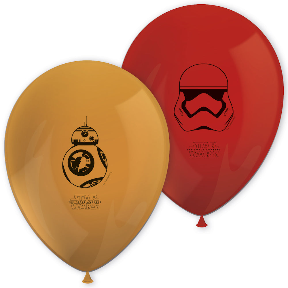 Ballonger Star Wars store, 8 stk