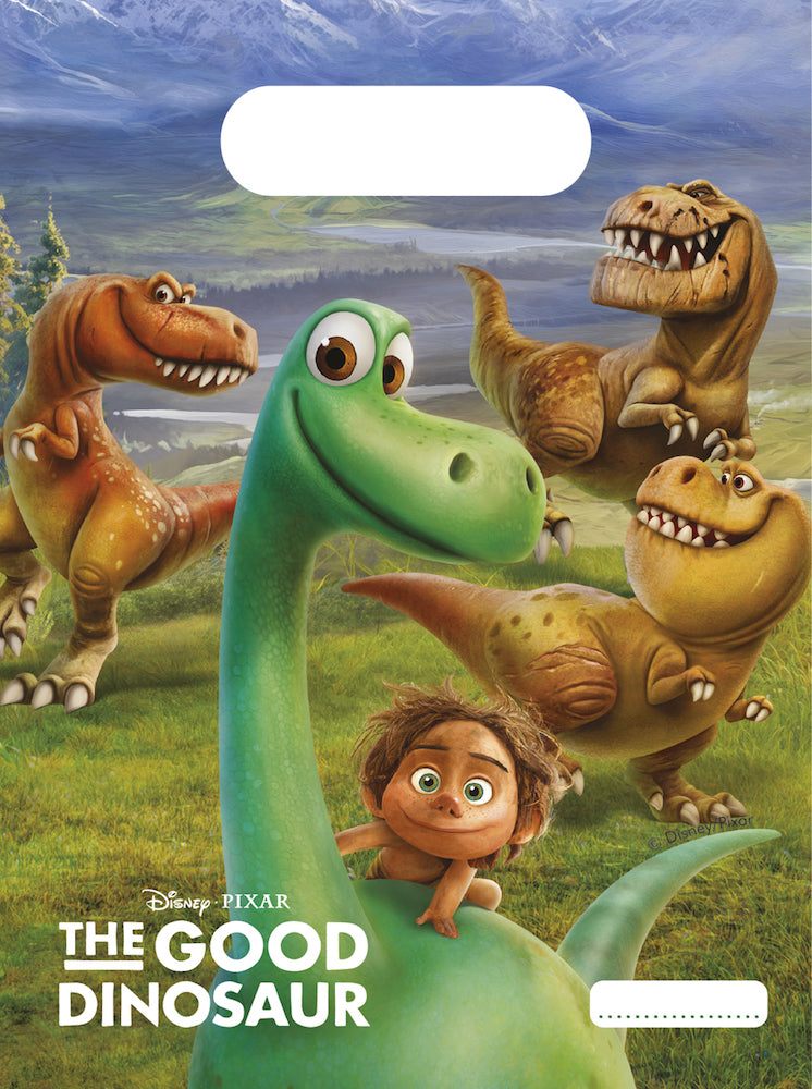 Gavepose i plast The Good Dinosaur, 6 stk