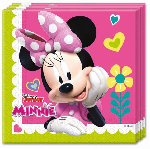 Papirservietter Minnie Mouse Happy 20 stk, 33x33cm