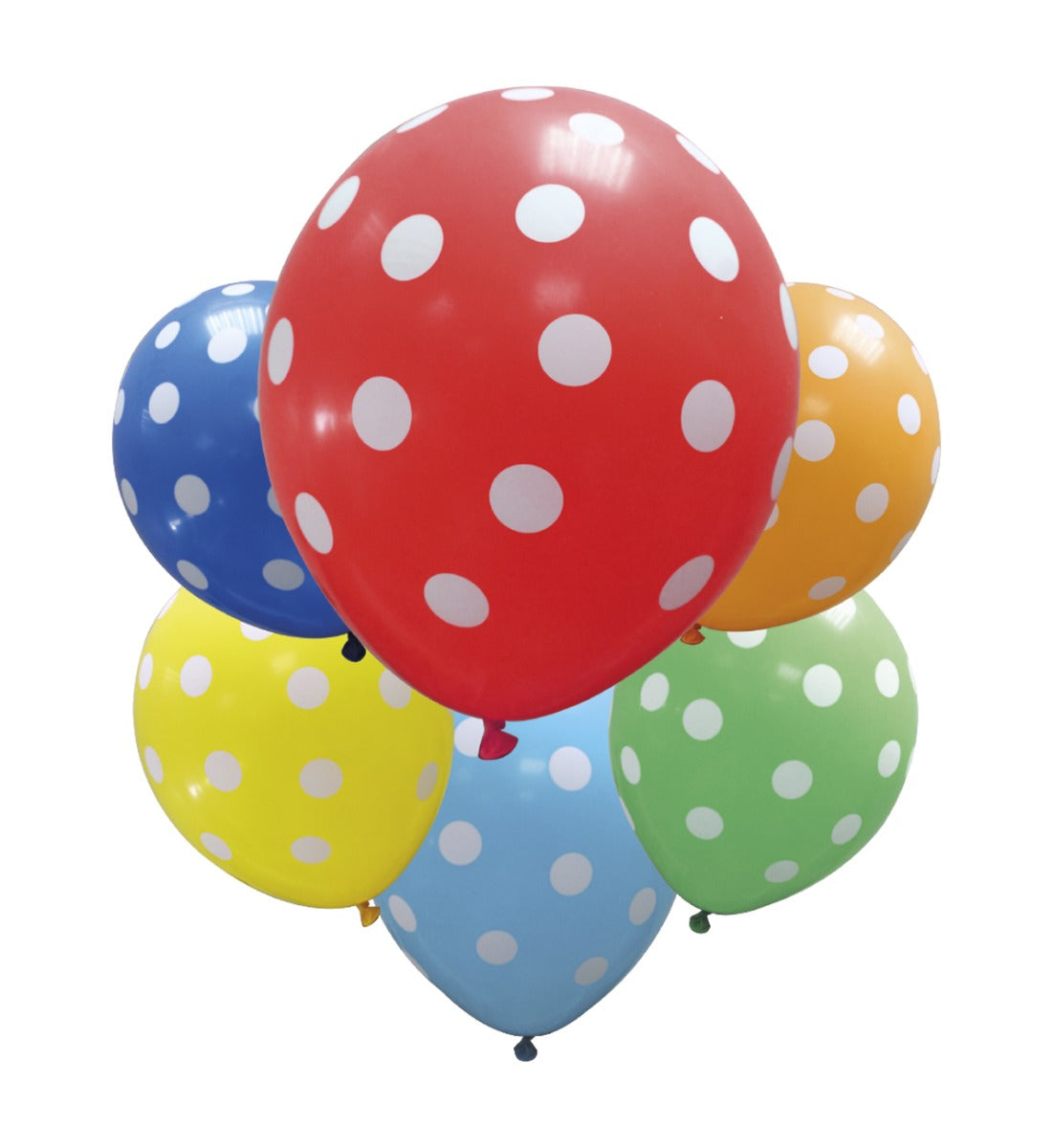 Ballonger Prikker store, 6 stk