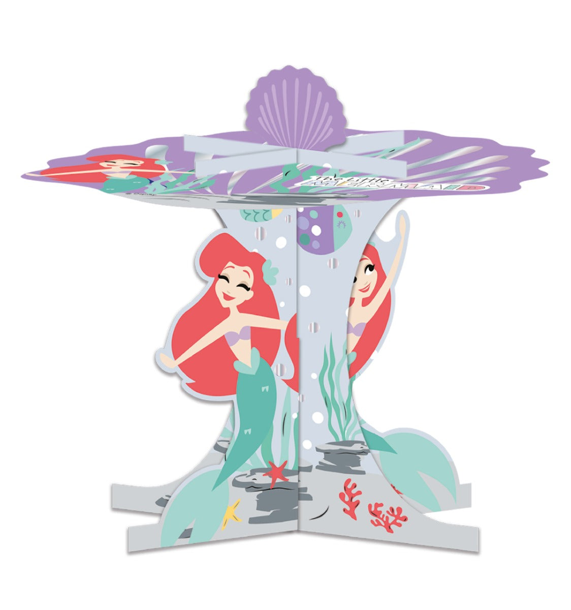 Kakestand i papp med Ariel under the Sea 25 x 27 c