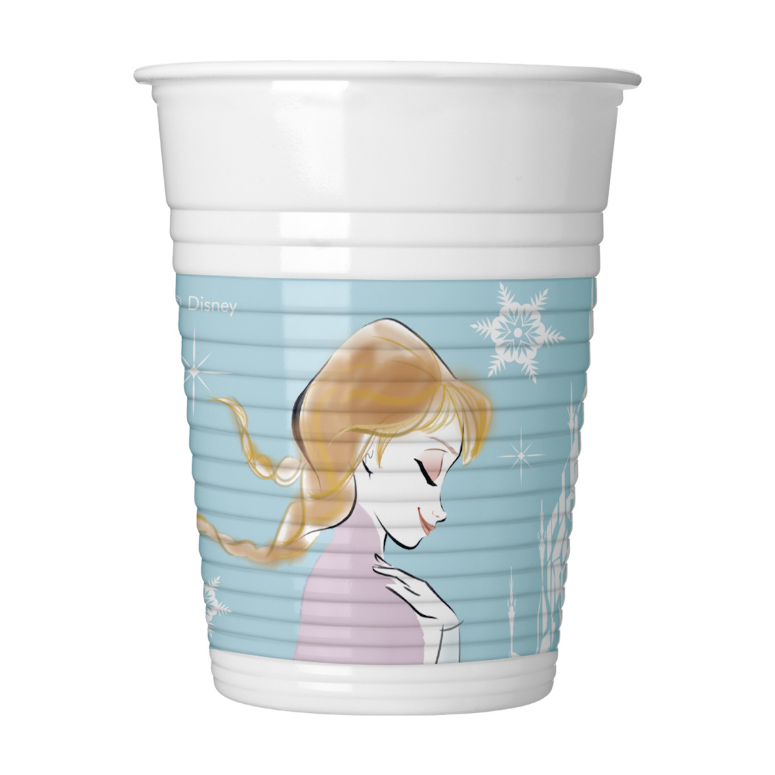 Drikkekrus i plast, Frozen Sparkle 8 stk
