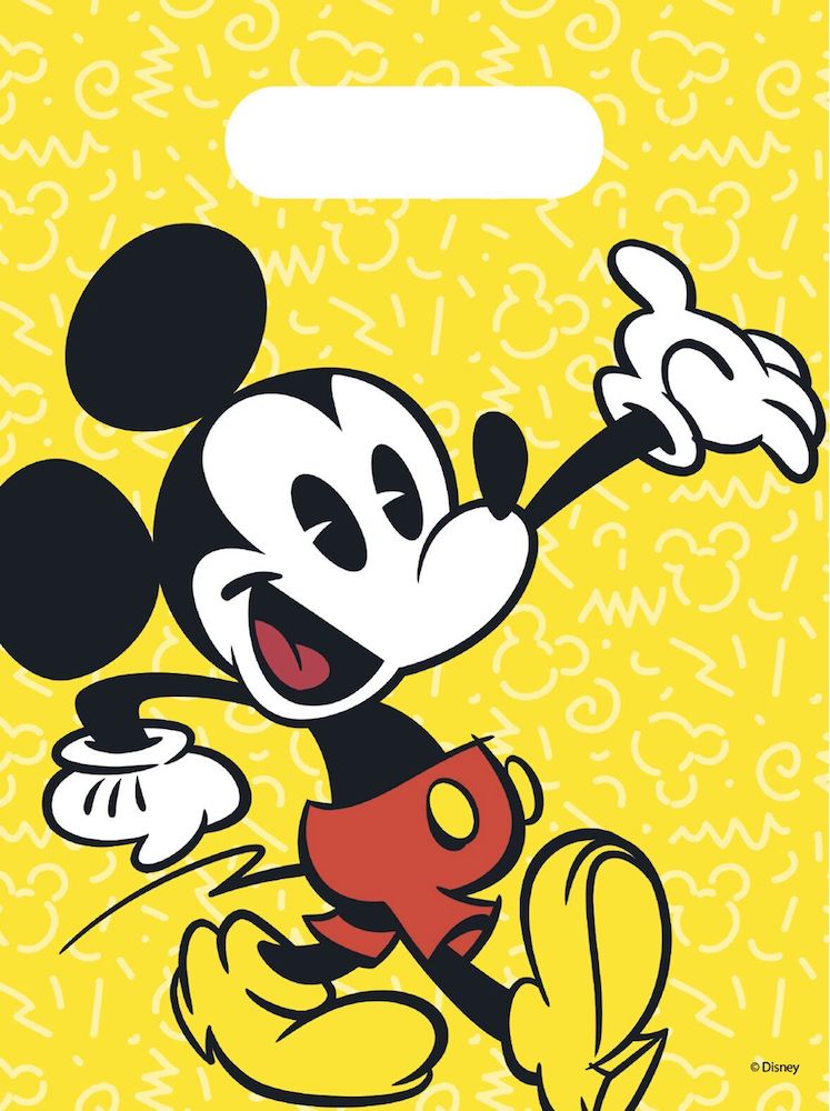Gavepose i plast Mickey SuperCool 6 stk