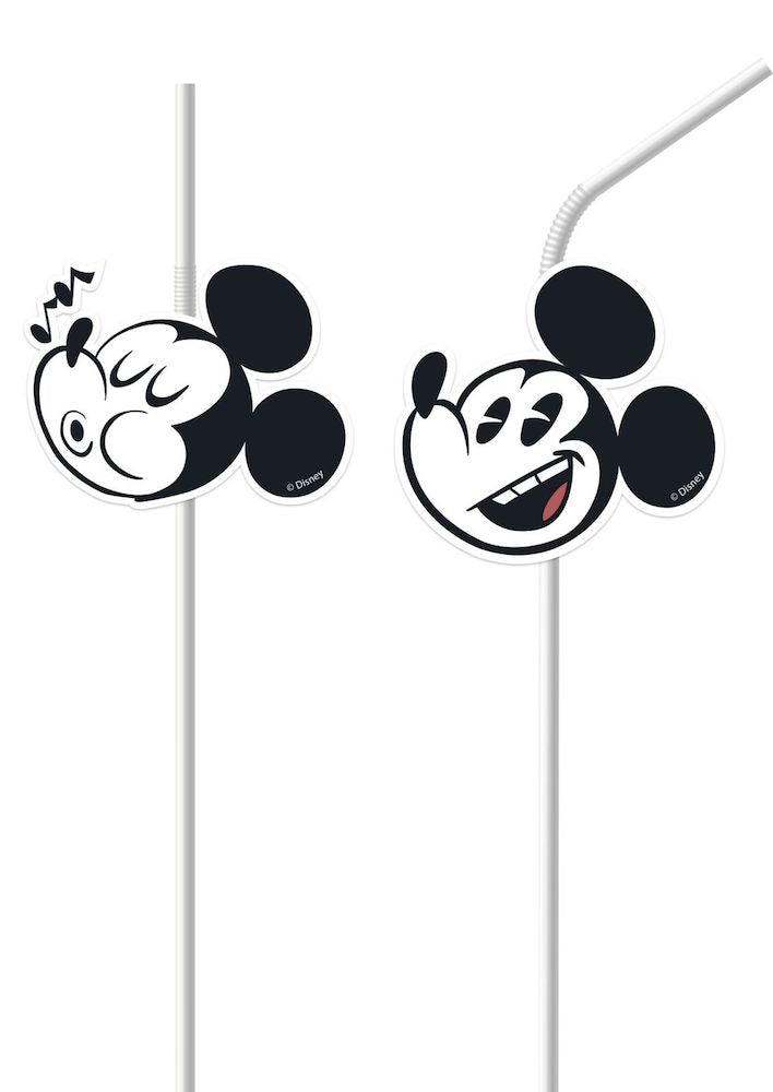 Sugerør med Mickey SuperCool, 6 stk