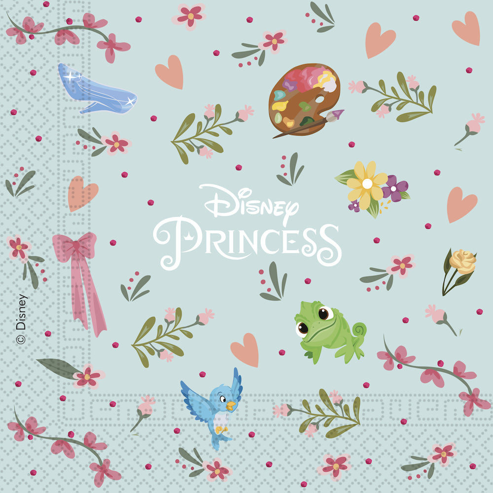 Papirservietter Prinsesse Drøm 20 stk, 33x33cm