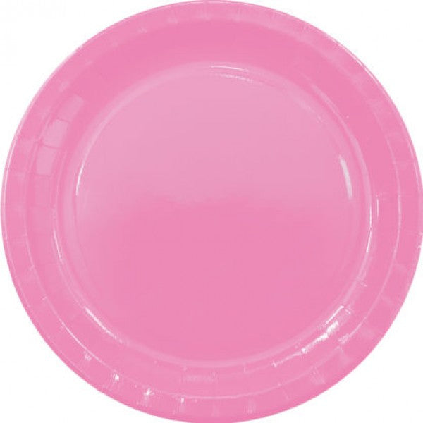 Papptallerken Rosa 23 cm, 8 stk 2