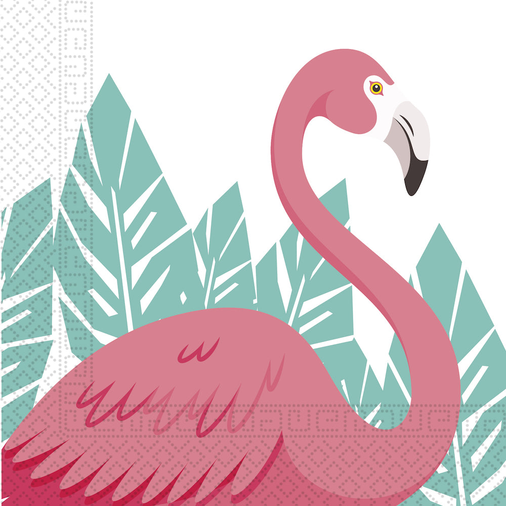 Papirservietter Flamingo 20 stk, 33x33cm