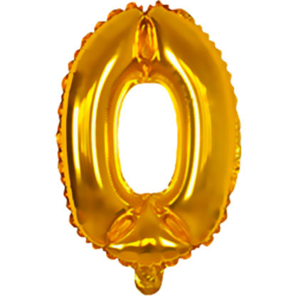 Ballong Folie Gull H 33 cm, NO 0