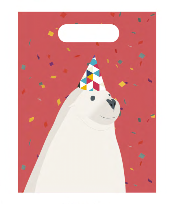 Gavepose i plast Arctic 6 stk