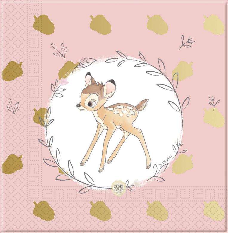 Papirservietter Bambie 20 stk, 33x33cm