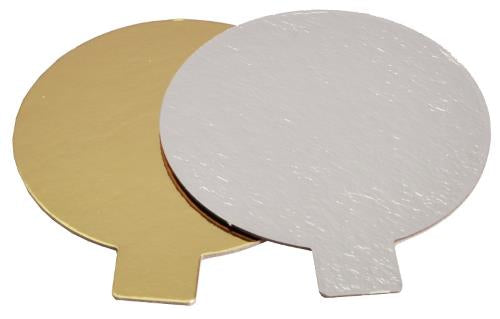 Kakebrikker gull/sølv 8 cm 25stk