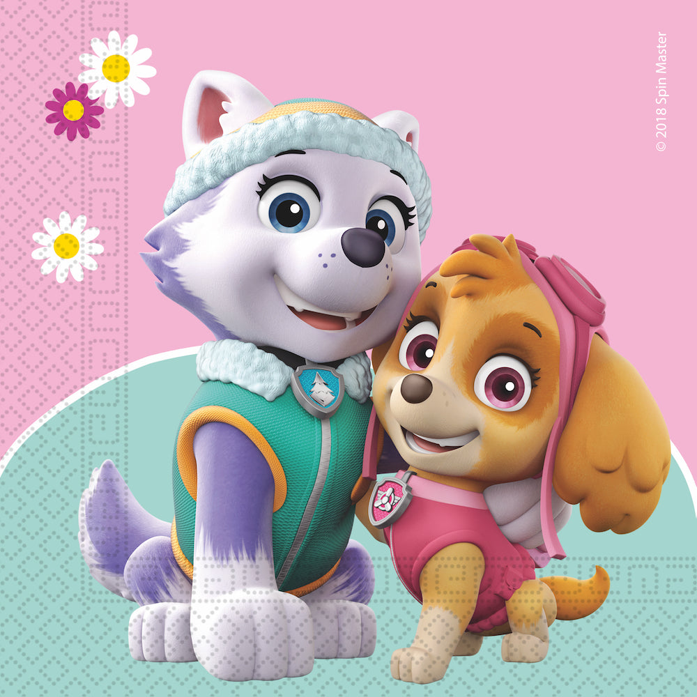 Papirservietter Paw Patrol Skye Everest 20 stk, 33