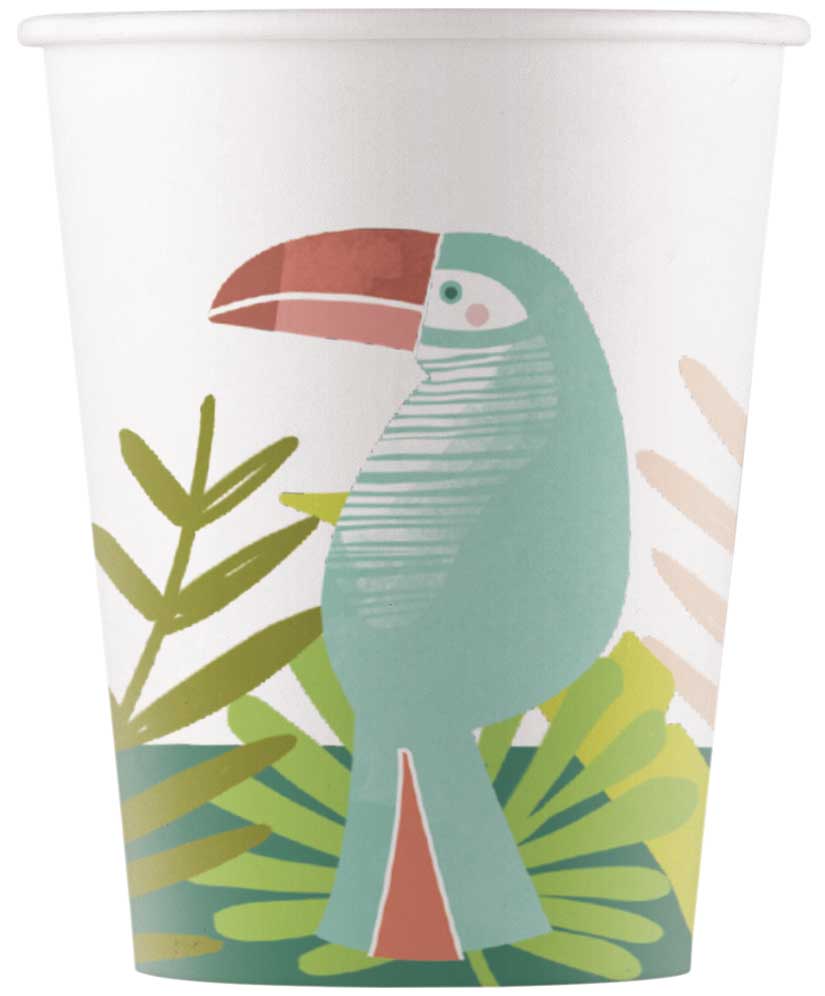 Drikkekrus i Papp, Toucan 8 stk