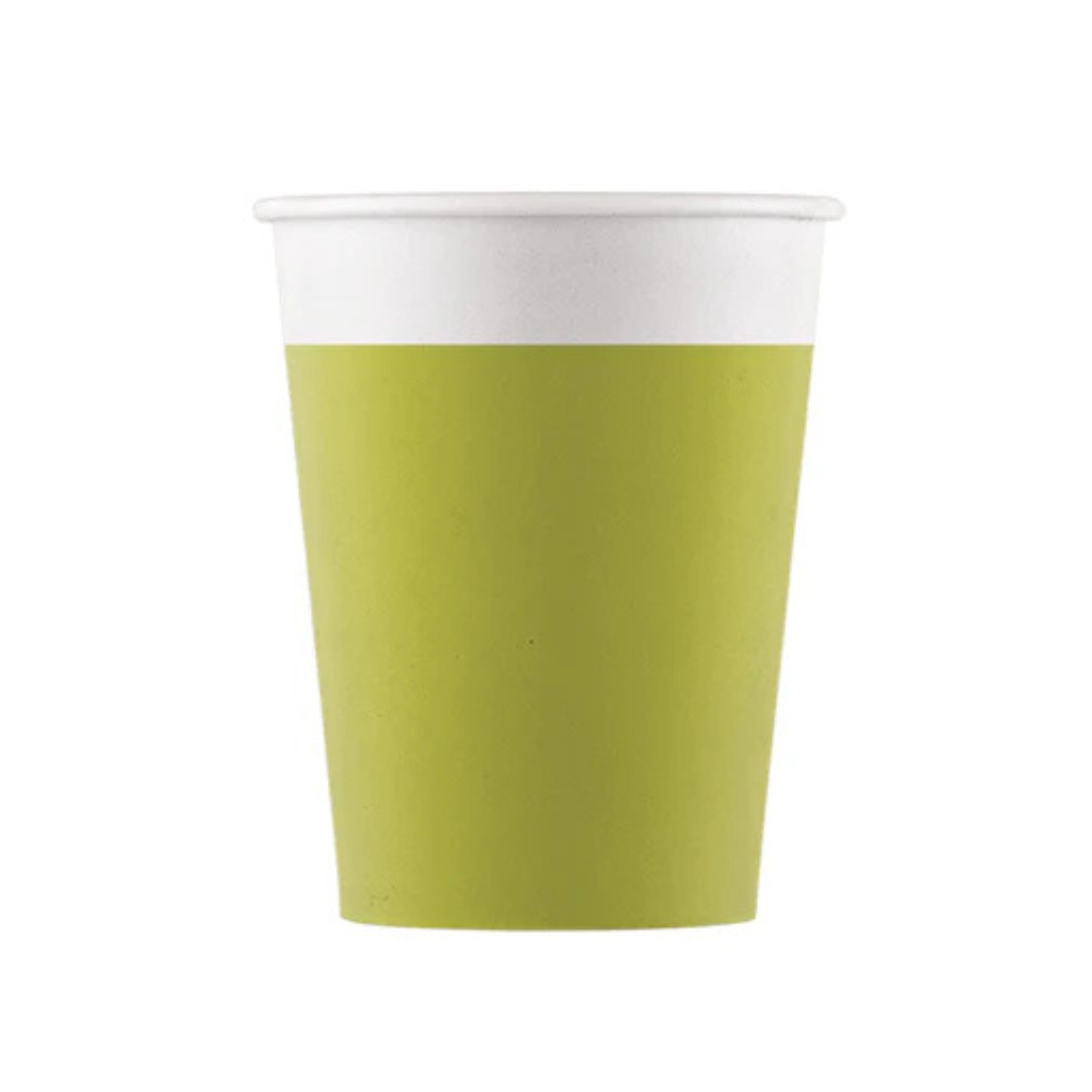 Drikkekrus i Papp Lime Grønn 8 stk COMPOSTABLE