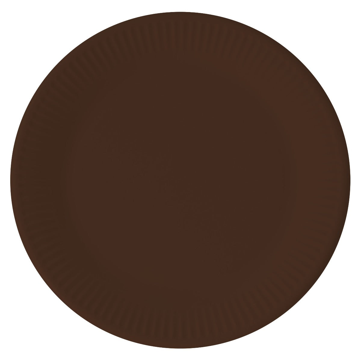Papptallerken Brun 23 cm, 8 stk COMPOSTABLE