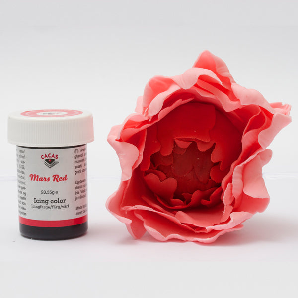 Icingfarge Mars Rød Cacas 28,35 g 3