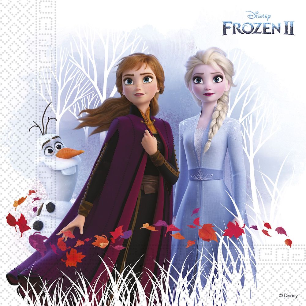 Papirservietter Frozen 2 Destiny Await Compostabl