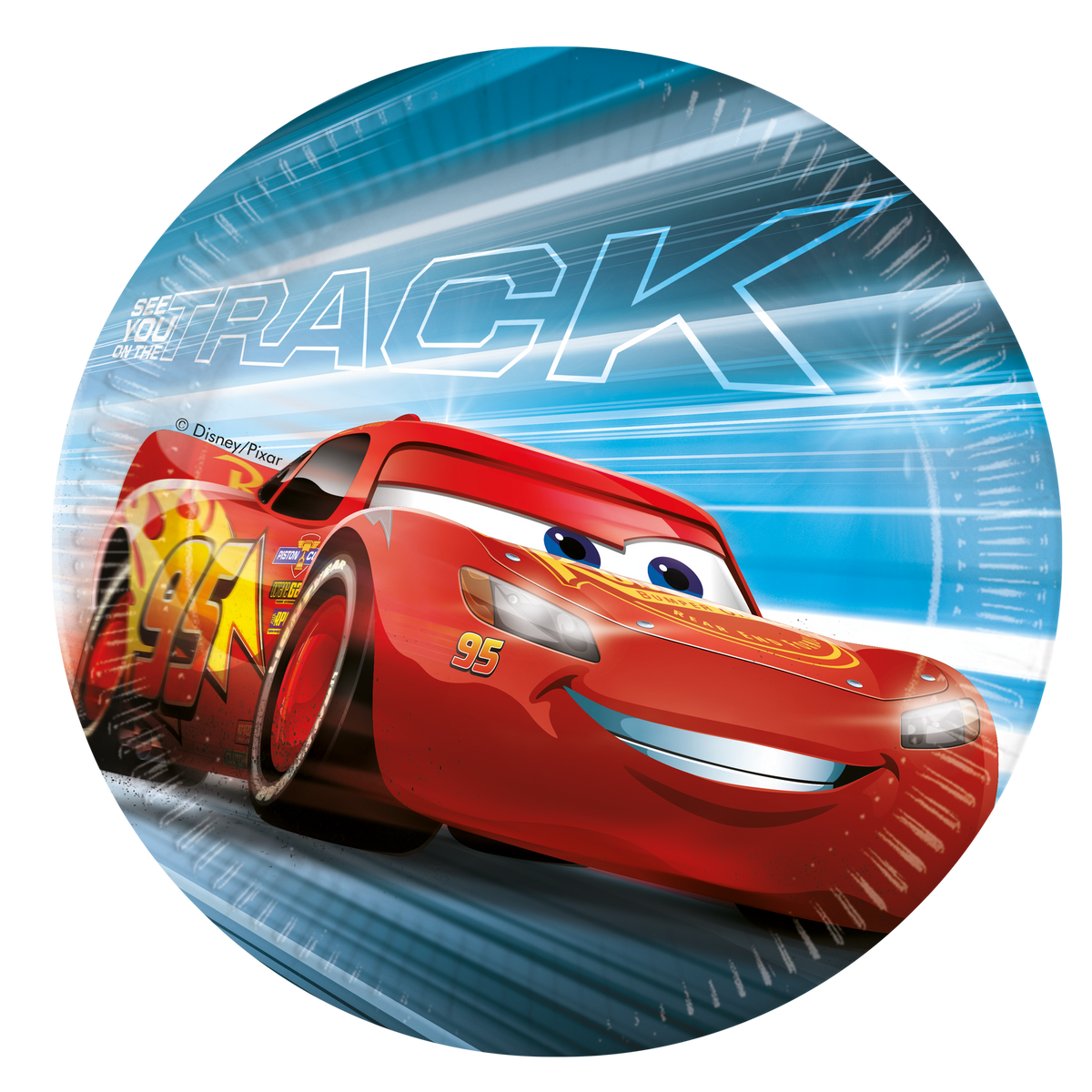 Papptallerken Cars Victory is Mine 23cm, 8stk
