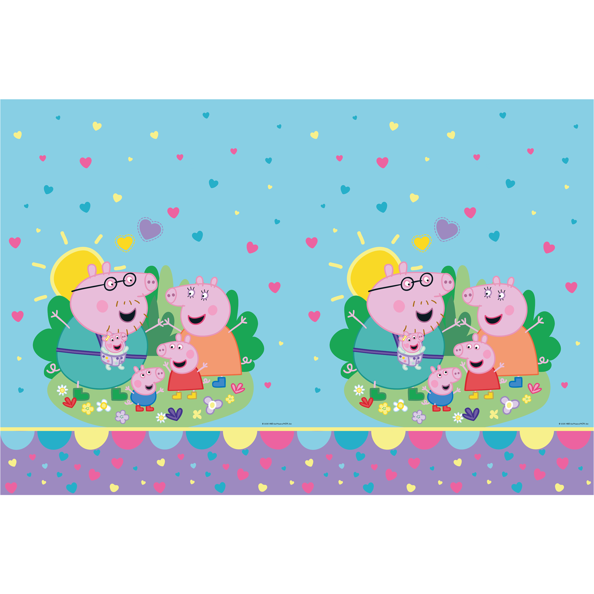Plastduk Peppa Gris 120x180cm