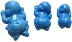 Mønsterform Silikon Sleeping Baby Set