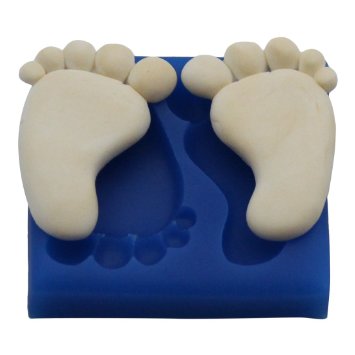 Mønsterform Silikon Babyføtter