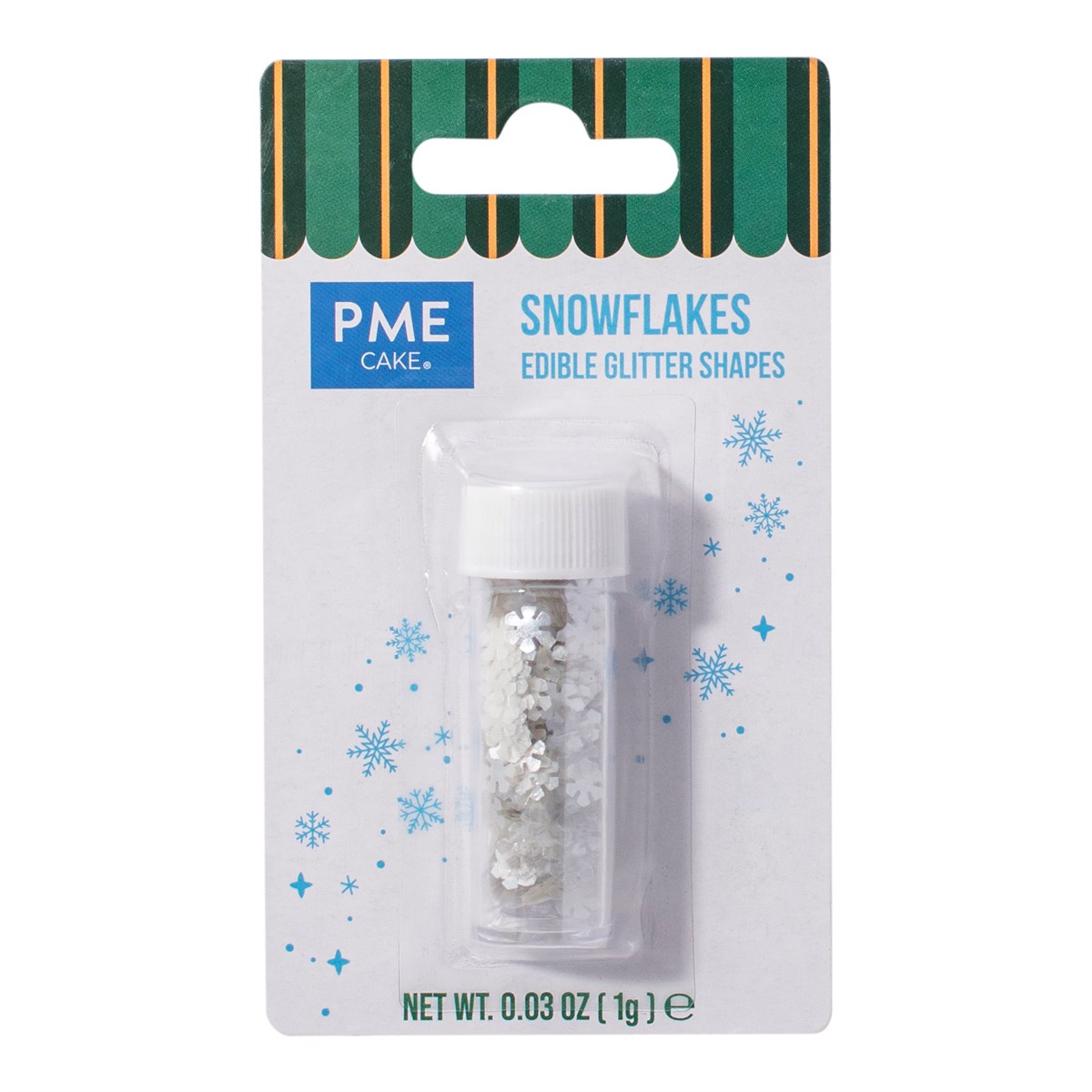 PME Glitterflak Snøkrystall