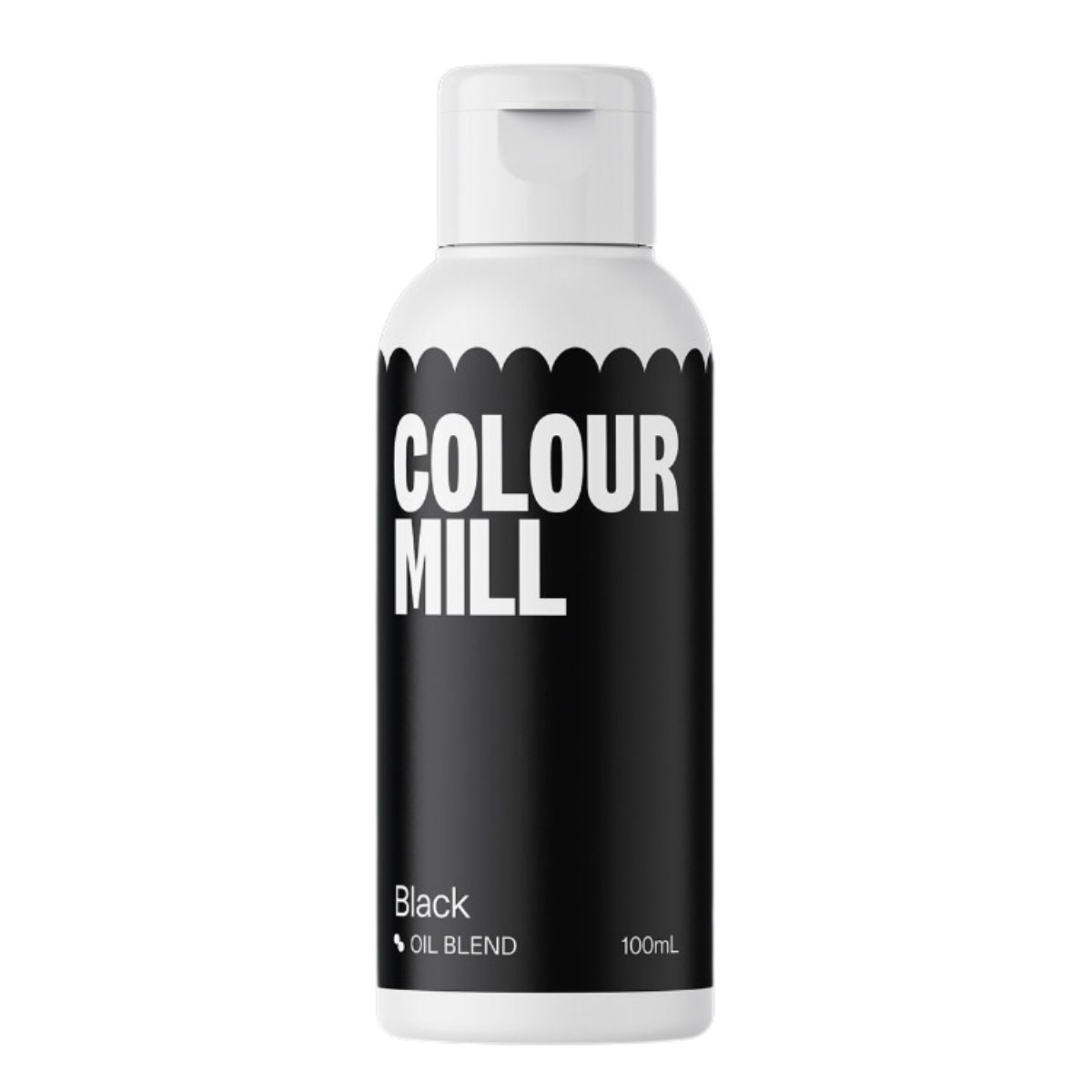 Colour Mill Oljebasert Matfarge Sort 100ml