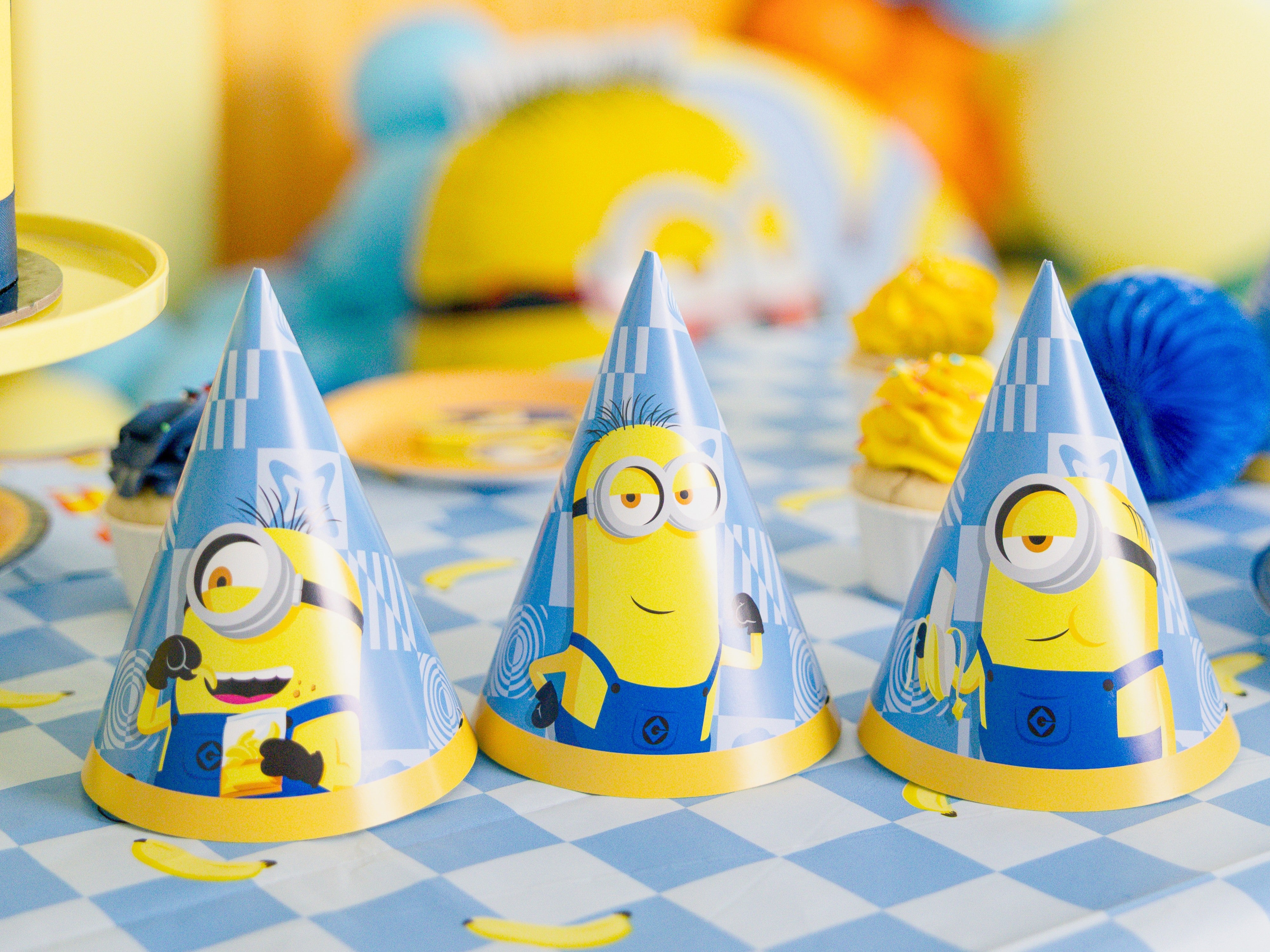 Partyhatt Minions 6 stk
