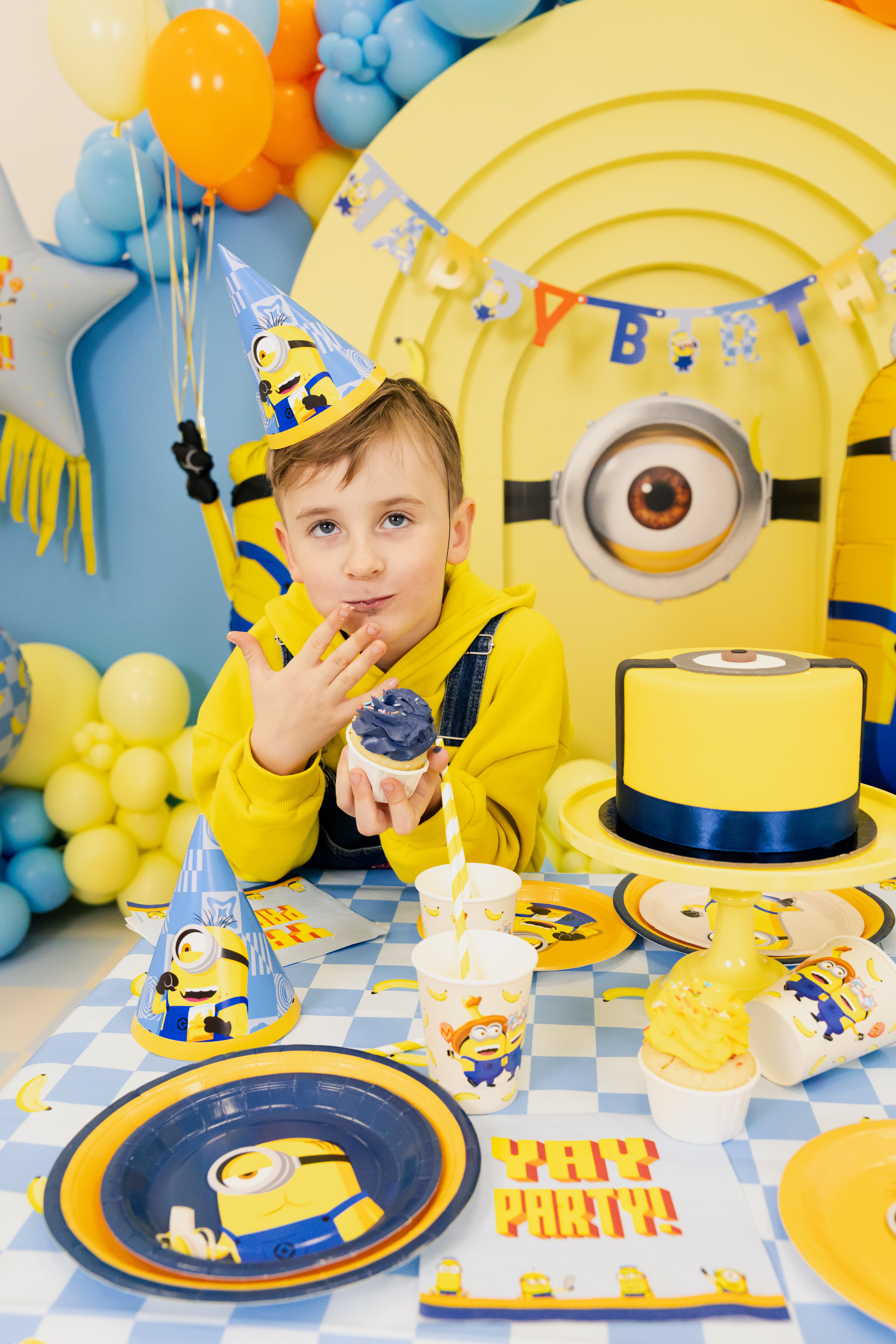 Partyhatt Minions 6 stk