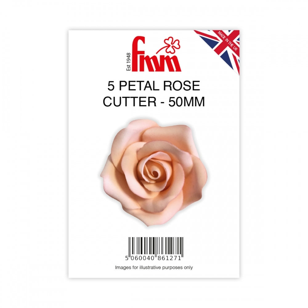 Utstikker Rose, 5,0 cm