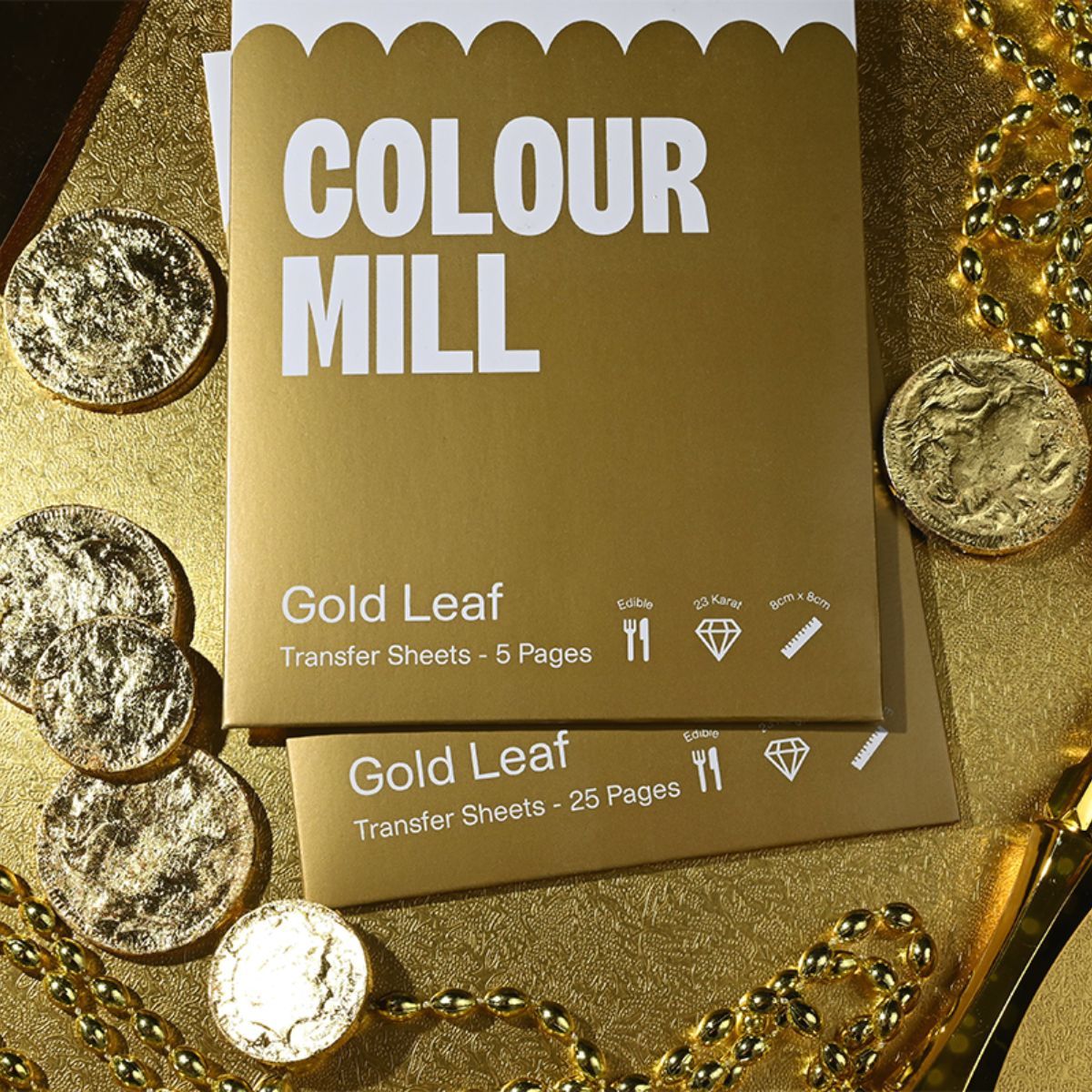 Colour Mill Spiselig Gullblad 5 ark