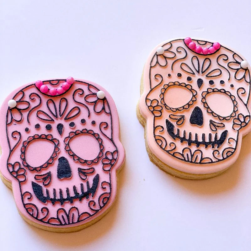 Halloween hodeskalle utstikker og embosser 4